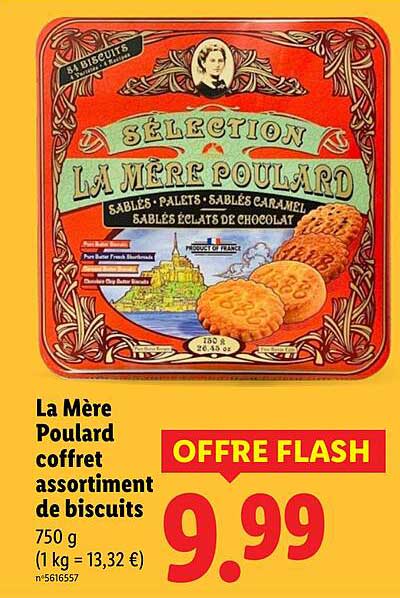 La Mère Poulard coffret assortiment de biscuits