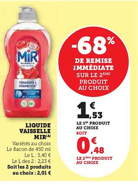 LIQUIDE VAISSELLE MIR(A)