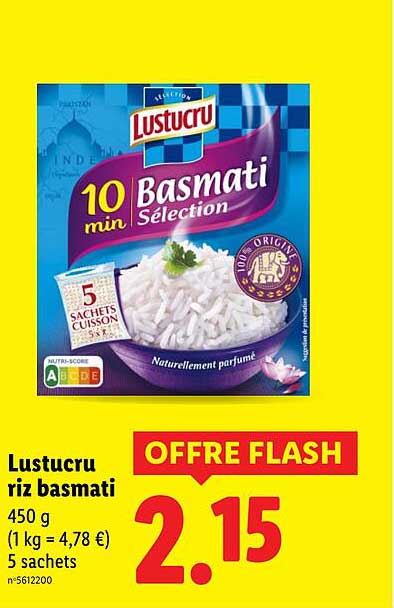 Lustucru riz basmati