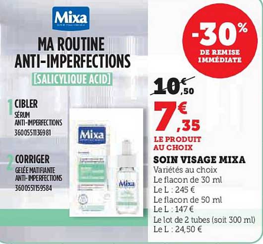 MA ROUTINE ANTI-IMPERFECTIONS [SALICYLIQUE ACID]
