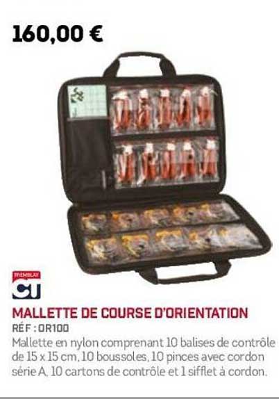 MALLETTE DE COURSE D'ORIENTATION