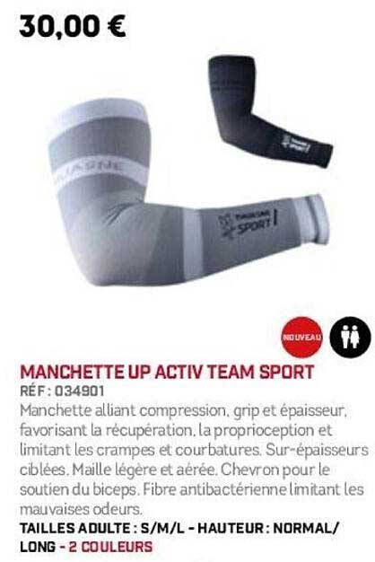 MANCHETTE UP ACTIV TEAM SPORT