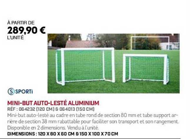MINI-BUT AUTO-LESTÉ ALUMINIUM