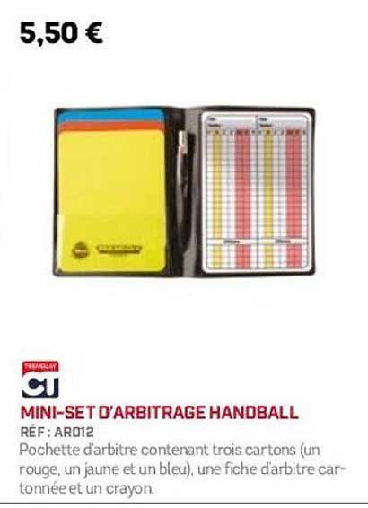 MINI-SET D’ARBITRAGE HANDBALL