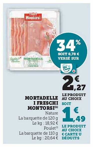 MORTADELLE I FRESCHI MONTORSI