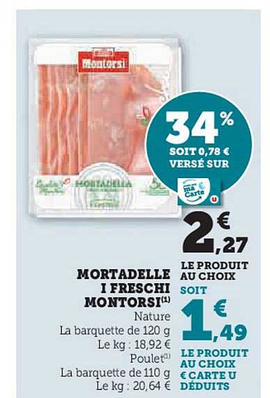 MORTADELLE I FRESCHI MONTORSI