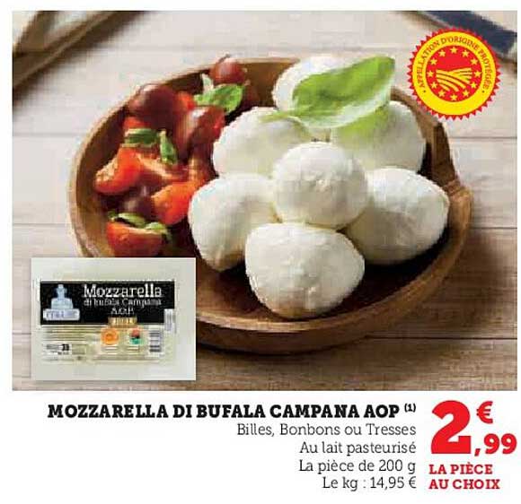 MOZZARELLA DI BUFALA CAMPANA AOP
