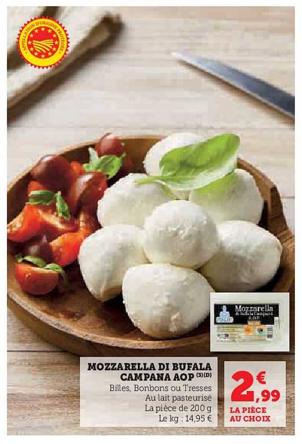 MOZZARELLA DI BUFALA CAMPANA AOP