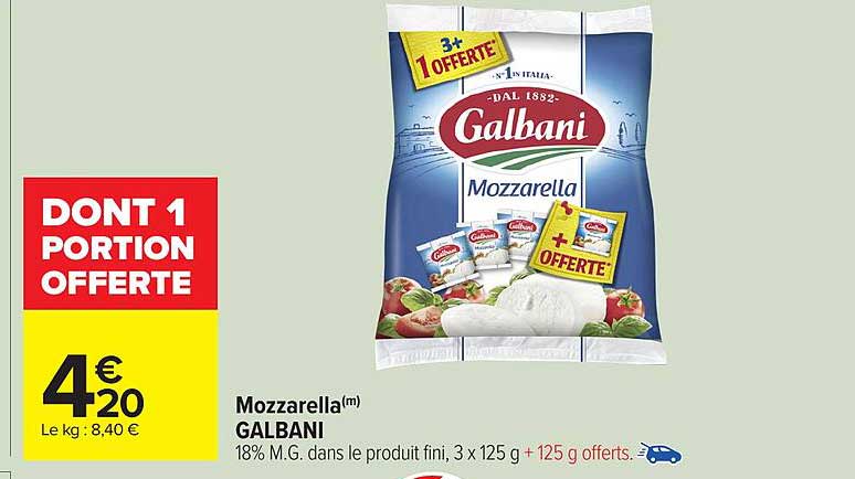 Mozzarella(m) GALBANI