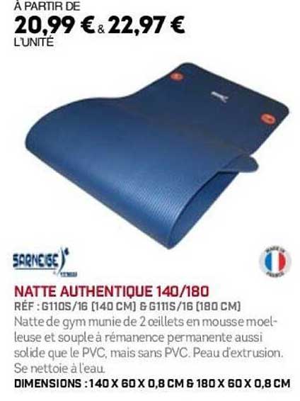 NATTE AUTHENTIQUE 140/180