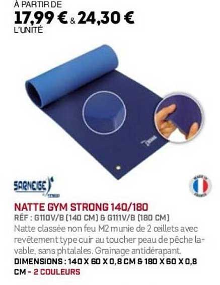 NATTE GYM STRONG 140/180