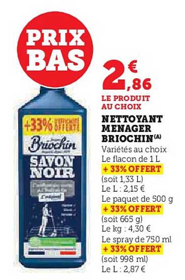 NETTOYANT MENAGER BRIOCHIN