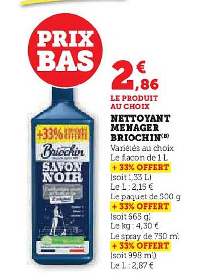 NETTOYANT MENAGER BRIOCHIN