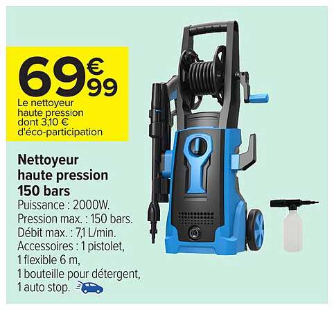 Nettoyeur haute pression 150 bars