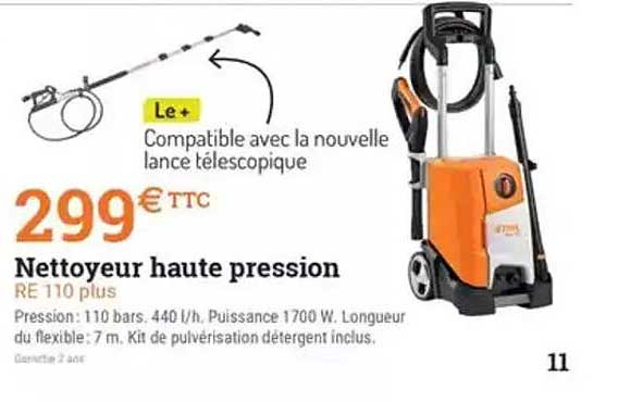 Nettoyeur haute pression RE 110 plus