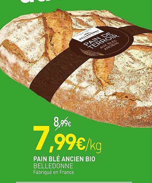 PAIN BLÉ ANCIEN BIO