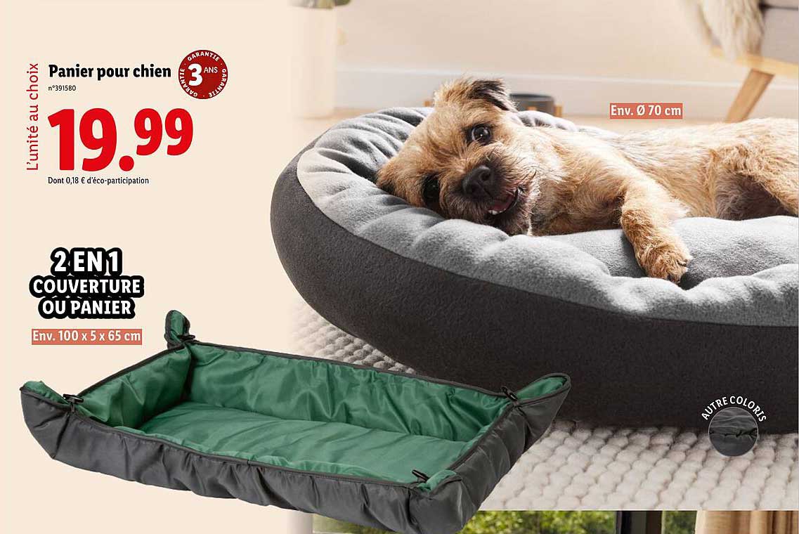 Panier pour chien