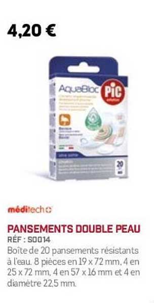 PANSEMENTS DOUBLE PEAU