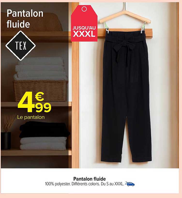 Pantalon fluide