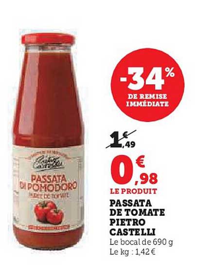 PASSATA DE TOMATE PIETRO CASTELLI