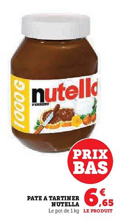 PATE A TARTINER NUTELLA