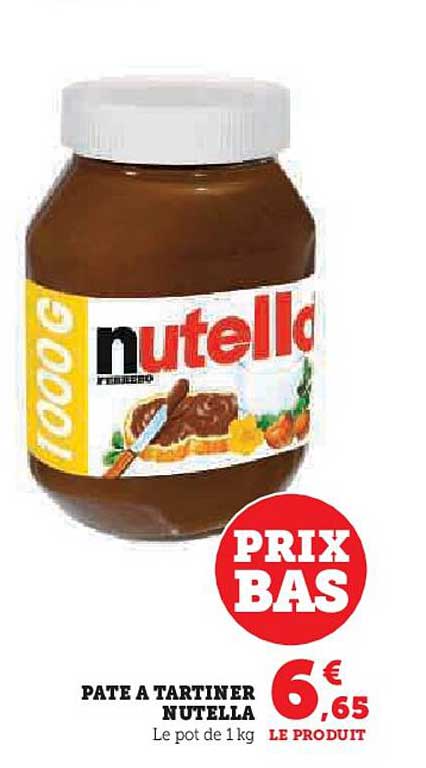 PATE A TARTINER NUTELLA