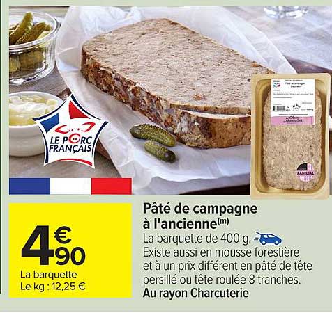 Pâté de campagne à l'ancienne