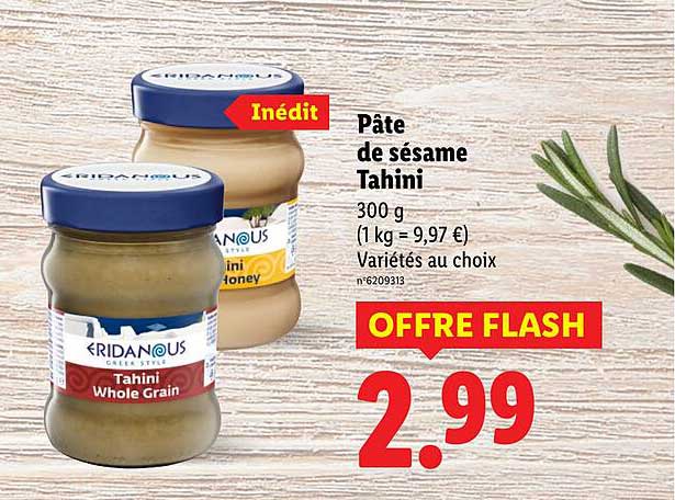 Pâte de sésame Tahini
