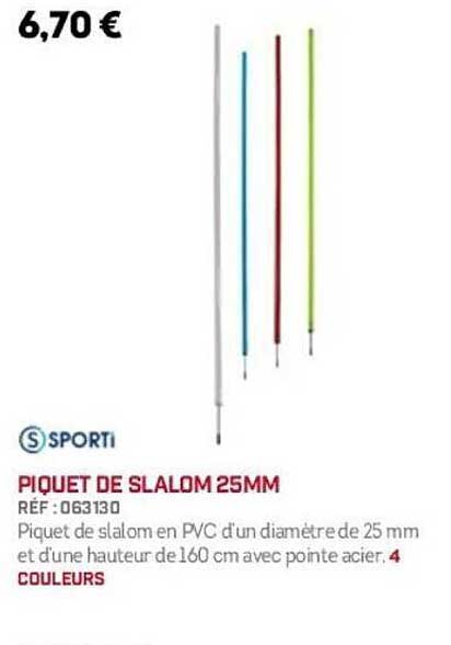 PIQUET DE SLALOM 25MM