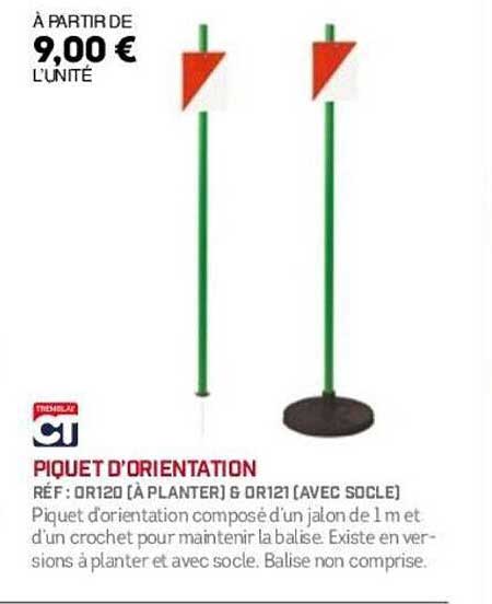 PIQUET D'ORIENTATION