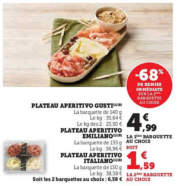 PLATEAU APERITIVO GUSTI