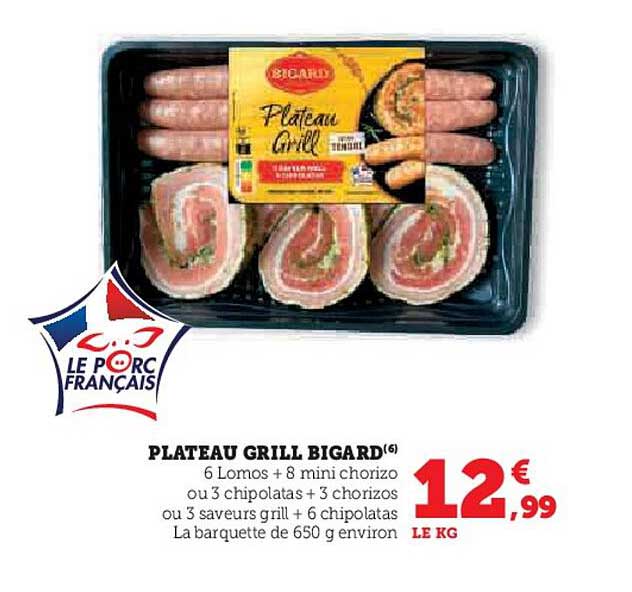 PLATEAU GRILL BIGARD