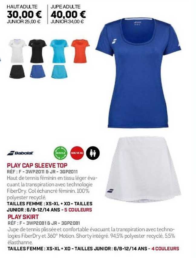 PLAY CAP SLEEVE TOP et PLAY SKIRT