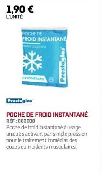POCHE DE FROID INSTANTANÉ