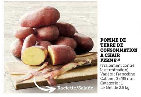 POMME DE TERRE DE CONSOMMATION A CHAIR FERME