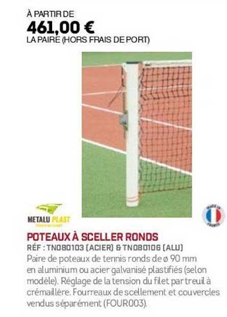 POTEAUX À SCELLER RONDS