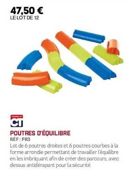 Poutres d'équilibre