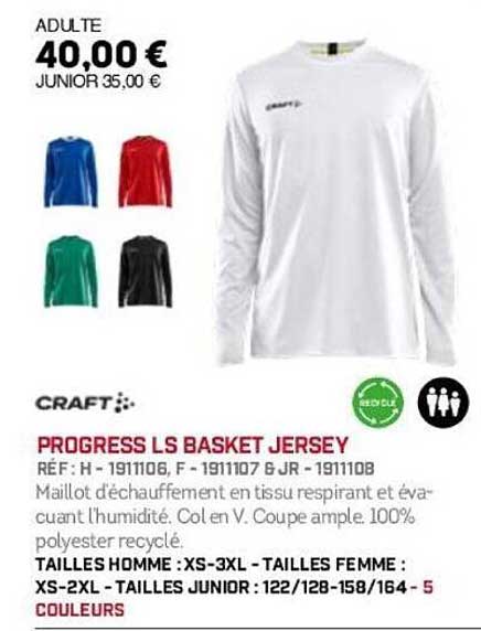PROGRESS LS BASKET JERSEY