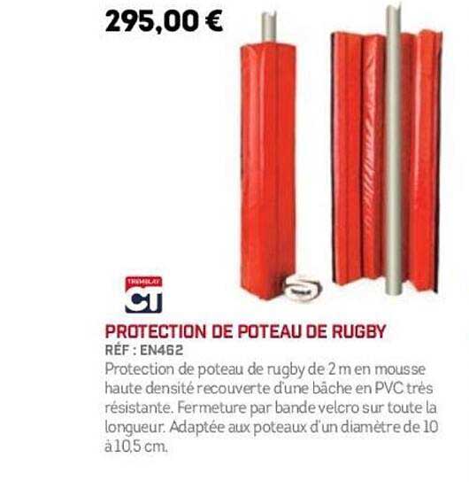 PROTECTION DE POTEAU DE RUGBY