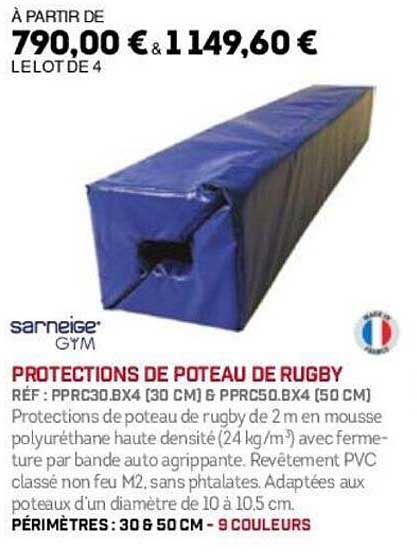PROTECTIONS DE POTEAU DE RUGBY