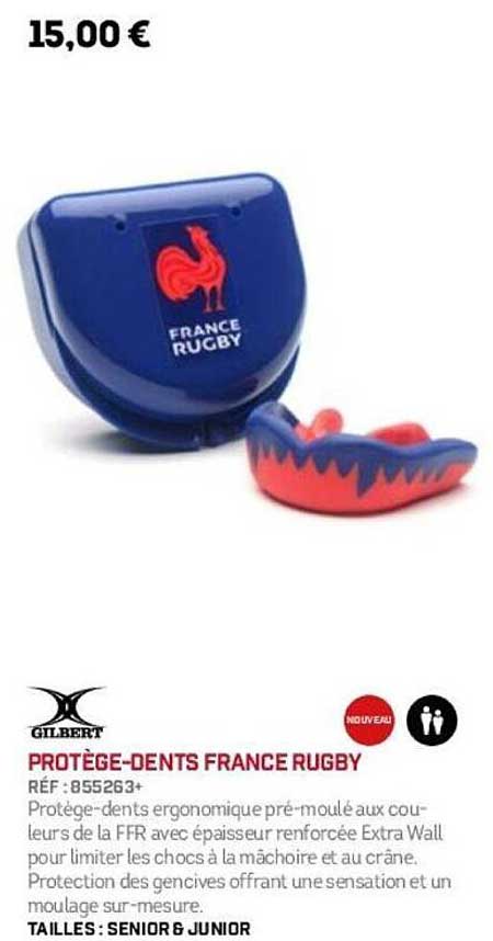PROTÈGE-DENTS FRANCE RUGBY