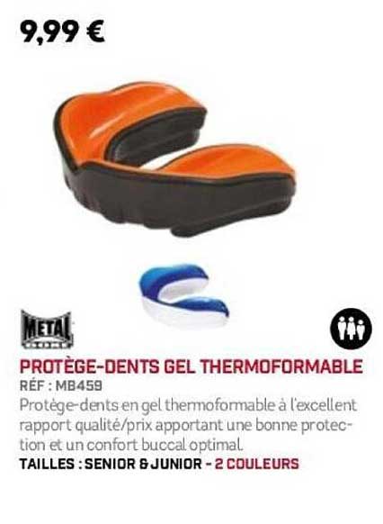 PROTÈGE-DENTS GEL THERMOFORMABLE