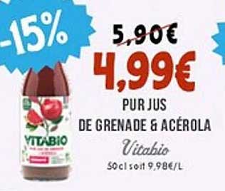 PUR JUS DE GRENADE & ACÉROLA