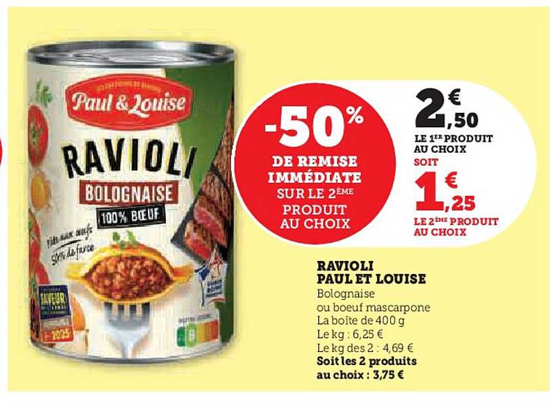 RAVIOLI PAUL ET LOUISE