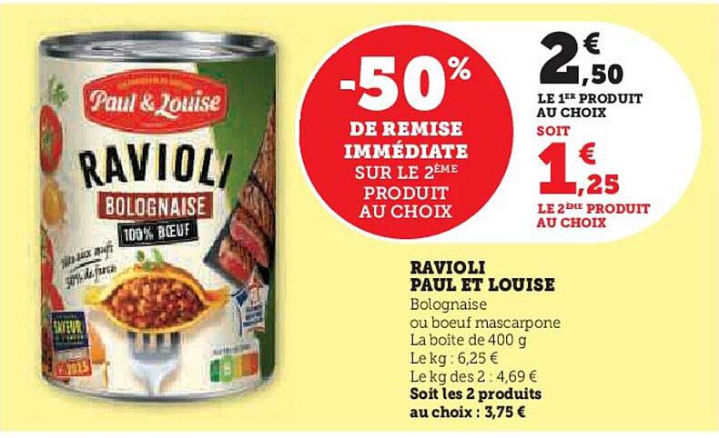 RAVIOLI PAUL ET LOUISE