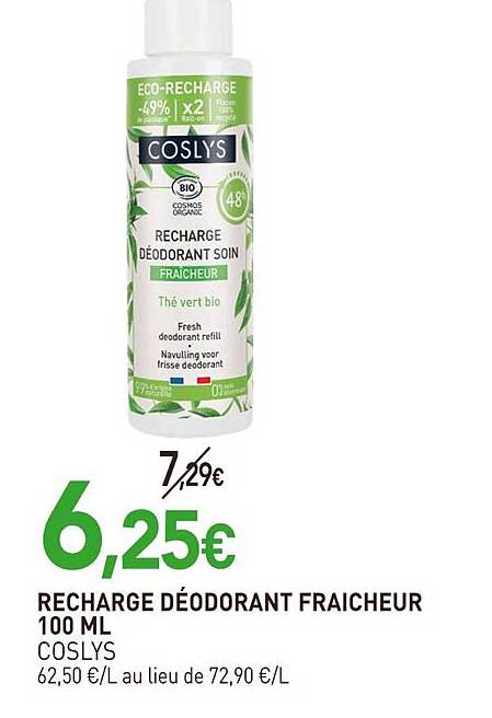 RECHARGE DÉODORANT FRAICHEUR 100 ML