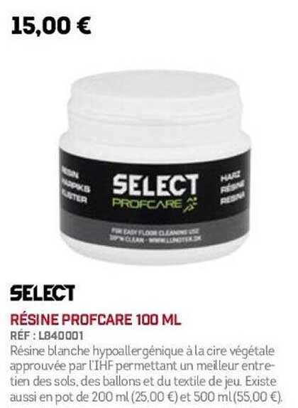 RÉSINE PROFARE 100 ML