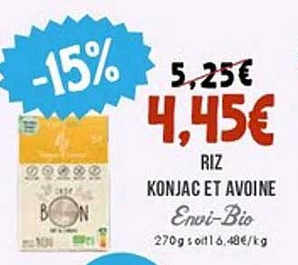 RIZ KONJAC ET AVOINE Envi-Bio