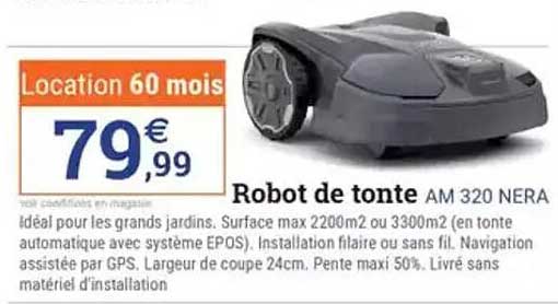 Robot de tonte AM 320 NERA
