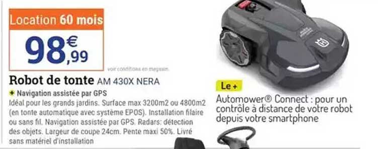 Robot de tonte AM 430X NERA
